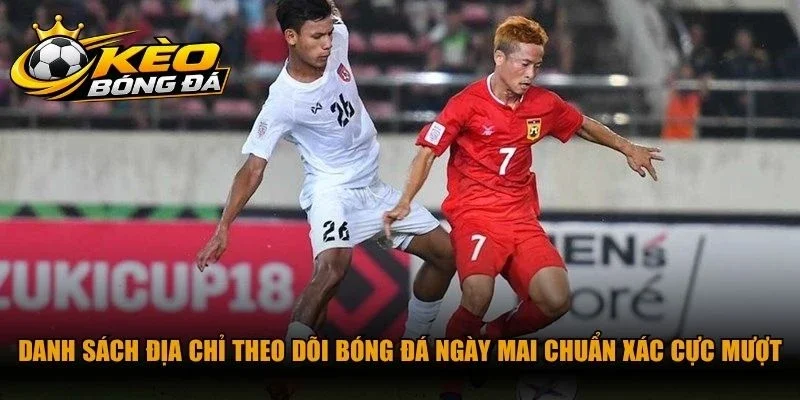 Danh sách địa chỉ theo dõi bóng đá ngày mai chuẩn xác cực mượt