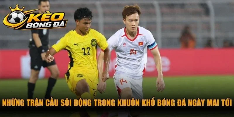 Những trận cầu sôi động trong khuôn khổ bóng đá ngày mai tới