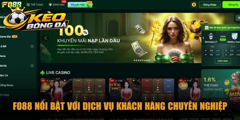 Fo88 nổi bật với dịch vụ khách hàng chuyên nghiệp đạt chuẩn quốc tế