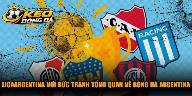 LigaArgentina với bức tranh tổng quan về bóng đá Argentina