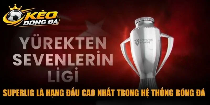 SuperLig là hạng đấu cao nhất trong hệ thống bóng đá chuyên nghiệp Thổ Nhĩ Kỳ